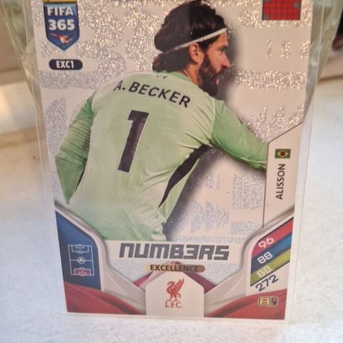 Alisson Numbers Panini 2026 card