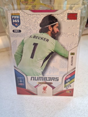 Alisson Numbers Panini 2026 card