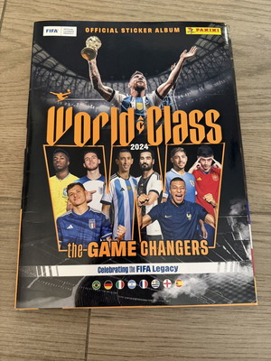Panini FIFA World Class 2024 Sticker Album used with Special Cards