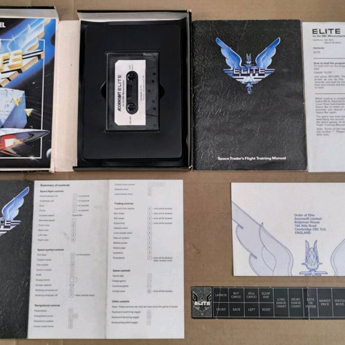 Elite (Acornsoft) (BBC Micro, Cassette) used, complete in box