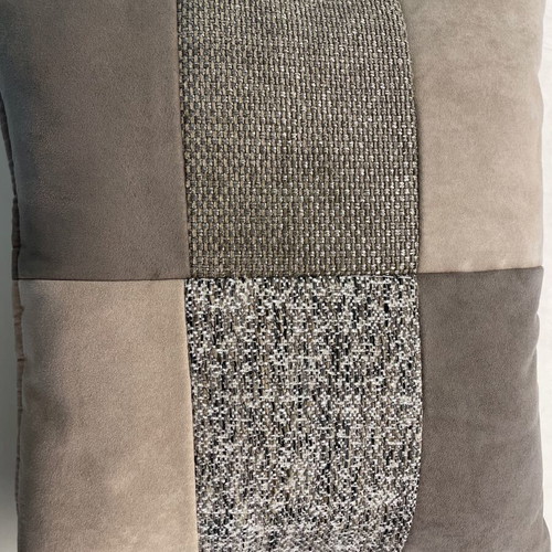 Decorative pillow 40 x 45 cm double-sided patchwork, new