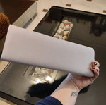 Gray envelope bag used
