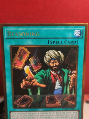 Reasoning Yugioh κάρτα 1st Edition σαν καινούργιο