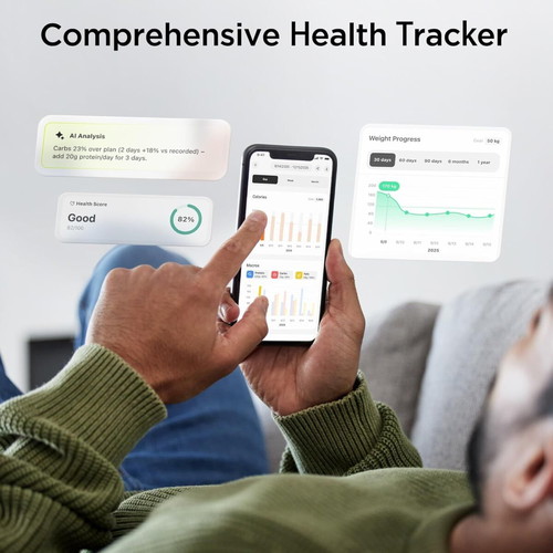 Smart kitchen scale with nutrient tracking app, new