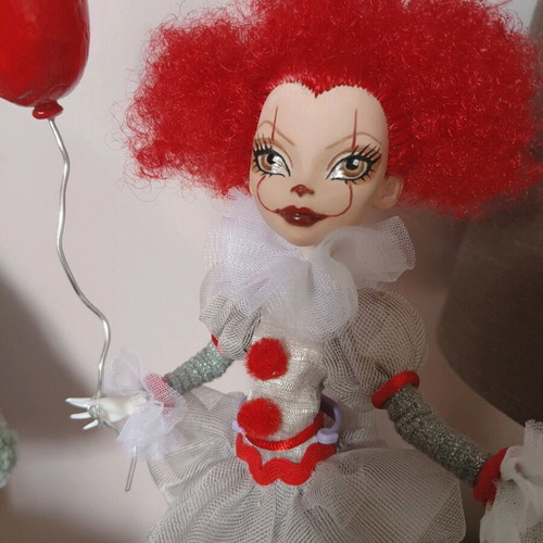 Monster High Pennywise doll handmade, collectible, not for play