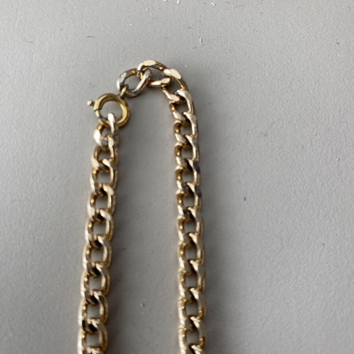 Collectible gold-colored chain necklace 40 cm like new
