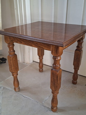 Vintage Solid Wood Side Table like new
