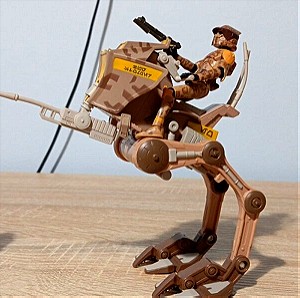 Star Wars:AT ST vehicle mounted with Scout Action Figure