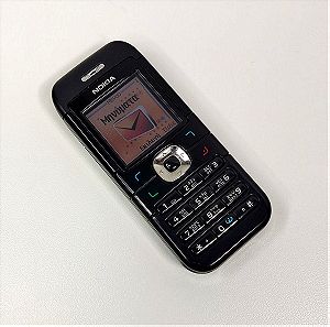 Nokia 6080 Κινητό Τηλέφωνο Μαύρο Λειτουργικό Κλασικό Vintage Με Κουμπιά