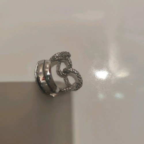 Just Cavalli ring made of stainless steel new silver