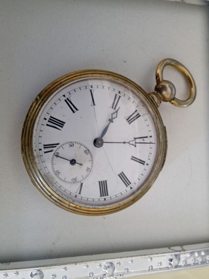 Silver pocket watch used, very old