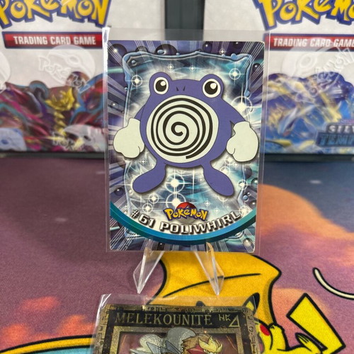 Pokemon card Poliwhirl blue Topps TV animation μεταχειρισμένο