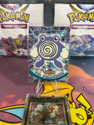 Pokemon card Poliwhirl blue Topps TV animation μεταχειρισμένο