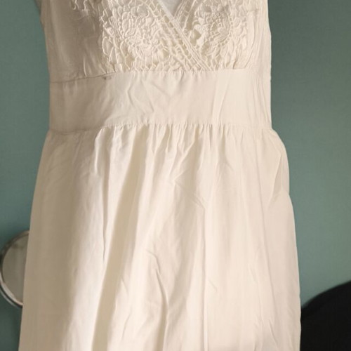 Naf Naf White Long Dress like new, summer style