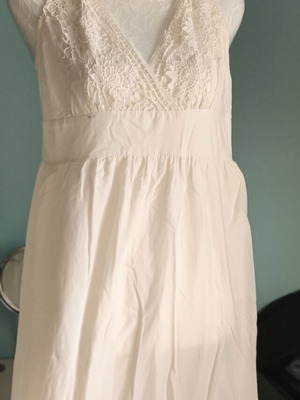 Naf Naf White Long Dress like new, summer style