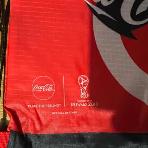 Coca Cola Russia World Cup 2018 collectible bags new