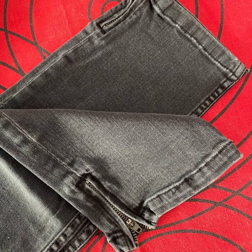 Zara 1975 Denim women's black straight jeans like new, size EUR 42