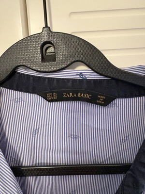 Γυναικείο πουκάμισο Zara μπλε X-Large σαν καινούργιο