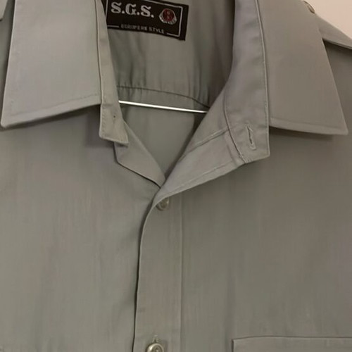 Khaki Shirt with Pockets and Epaulets New, Men's Military Style