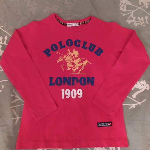 Polo Club cotton t-shirt size 6 like new, red