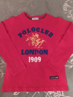 Polo Club cotton t-shirt size 6 like new, red