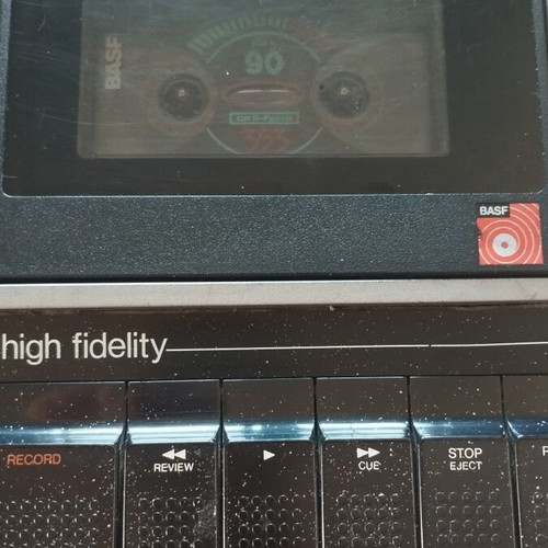 Basf 9220 cassette recorder, portable stereo deck