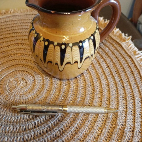 Clay jug used, small