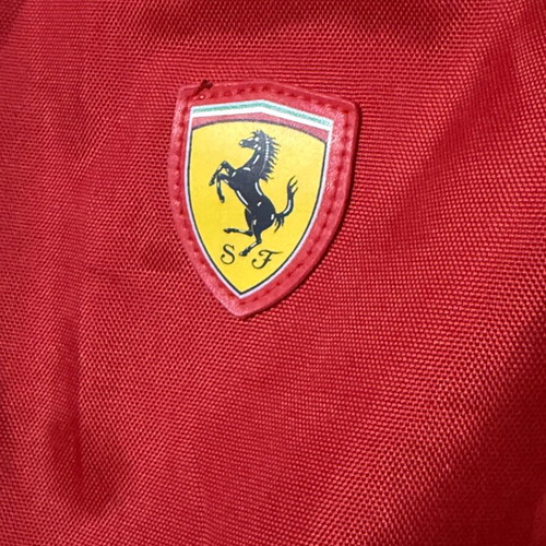 Ferrari backpack with main and secondary compartments, promo Shell