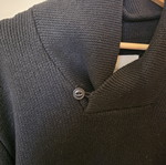 American Eagle Outfitters Shawl Collar Sweater black XXL like new