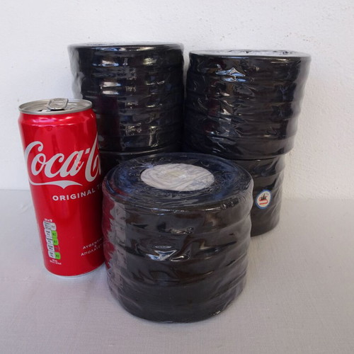 Organza ribbons vintage, like new, pack of 25 rolls 15 mm, 40 meters