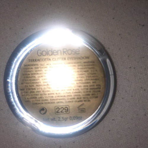 Golden Rose Eyeshadow Black with Glitter new
