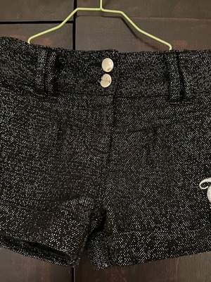 Disney girls shorts 6-7 years, like new, black, 116-120 cm