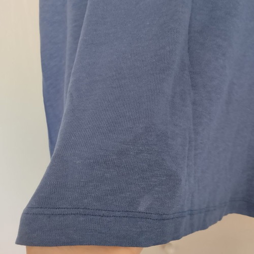 Paolo Todesco vintage sleeveless blouse blue linen new Medium Large