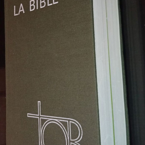 Bible used French hardcover edition 1977