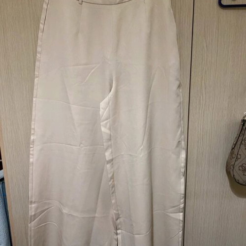Wide-leg high-waist pants like new, size L/40/12