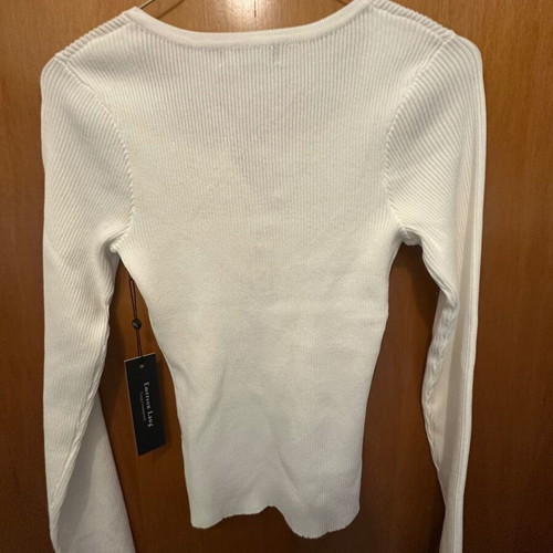 Emerson Lang Women's White Blouse L New