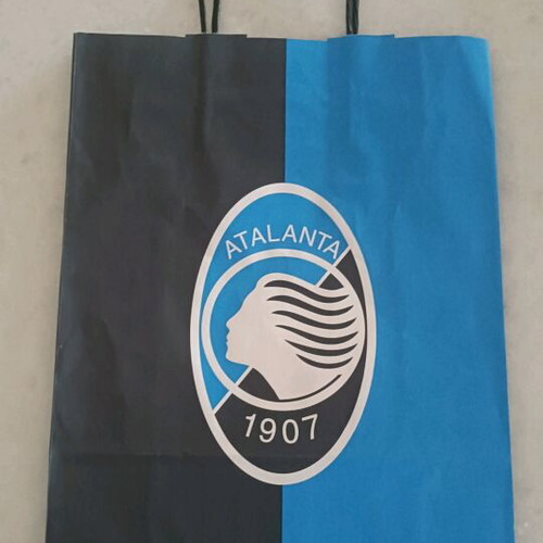 Atalanta paper bag new with football team logo