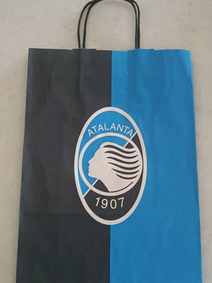 Atalanta paper bag new with football team logo