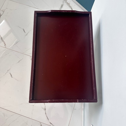 Serving tray table used, 58x38x58 cm