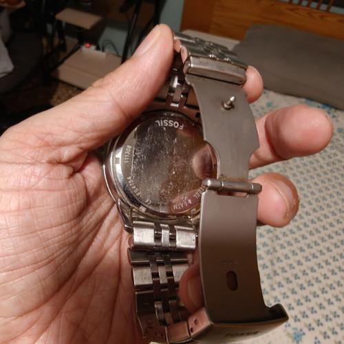 Fossil Watch Men FS4784 used with marks on case, complete bracelet