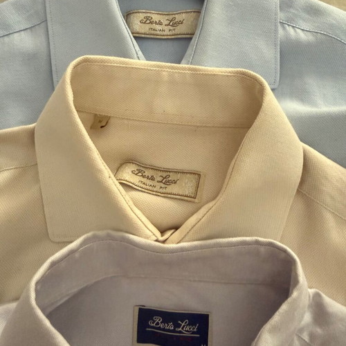Berto Lucci dress shirts pack of 3, medium size