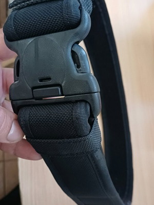 Blackhawk suspension belt used with three-point buckle