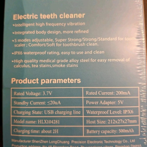 2 in 1 electric toothbrush new, teeth cleaner