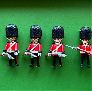 Playmobil Άγγλοι βασιλικοί φρουροί Buckingham palace & υπασπιστής