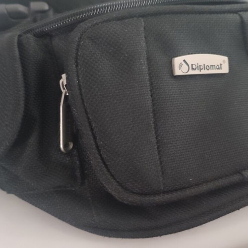 Diplomat waist bag black, like new