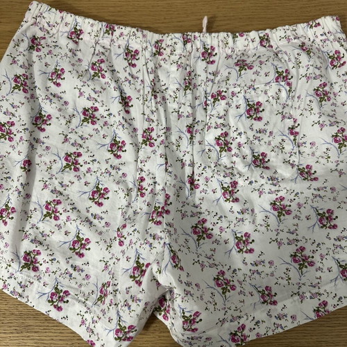 Jolinesse pajama set with floral print, pink, size S