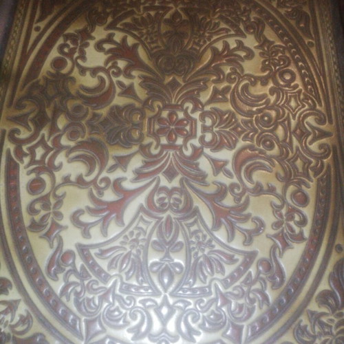 Chiyoda Japan vintage engraved photo album faux leather