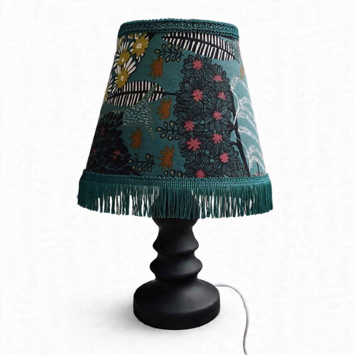 Table lamp with Japanese pattern and E27 oxygen lampshade