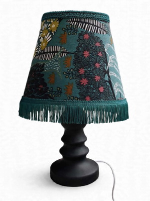 Table lamp with Japanese pattern and E27 oxygen lampshade