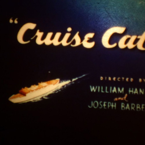 Cruise Cat Super 8mm film used, Tom and Jerry, silent